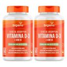 2x Vitamina D3 2000ui Óleo de Oliva Bigens 60 Capsulas