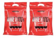 2X WHEY 100% PURE REFIL INTEGRALMÉDICA 907G - Suplemento Proteico