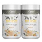 2x Whey 3W Top Taste Body Action Baunilha 900g -