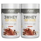 2x Whey 3W Top Taste Body Action Chocolate 900g -