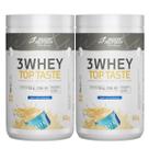 2x Whey 3W Top Taste Body Action Leite Condensado 900g -