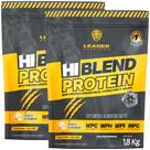 2x Whey Protein Hi-Blend 1,8kg Leader Nutrition - Diversos Sabores