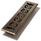 2x12 Floor Register Decor Grates Antique Brass Scroll