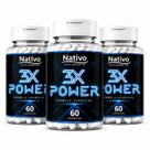 3 3x power homem original 60 cápsulas