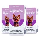 3 Algiprofen Anti-inflamatório 22mg Cães até 5Kg Pearson - 42 Comprimidos
