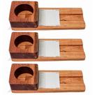 3 Alimentador Bordmann Comprido Original Caixa Abelha Madeir