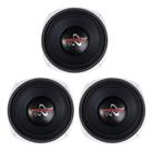 3 alto falantes médio hp 400h 8 polegadas 8 ohms hard power