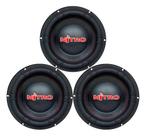 3 alto falantes spyder subwoofer 12 pol nitro 700w rms 4 ohms g5 preto