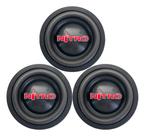 3 alto falantes spyder subwoofer 8 pol nitro 350w rms 4 ohms preto