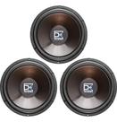 3 alto falantes subwoofer a300 8 polegadas 300w rms 4 ohms dk audio