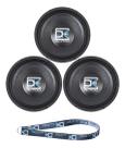 3 alto falantes woofer a700 12 polegadas 700w rms 4 ou 8 ohms dk audio