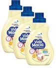 3 Amaciante Diluido Vida Macia Glicerina e Camomlla 500ml