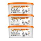 3 Antimofo Secar Original Natural 80g Absorvedor De Umidade Suave Evita Problemas Com Mofo Fungos Bolor Mau Cheiro Gavetas Pianos Biblioteca Closet