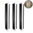3 Arandela Borda Luminosa Linear 40 Cm Varanda Led Bet02