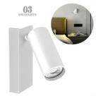 3 Arandela Foco Móvel Spot Branco Mr11 Cabeceira Bet20 3 Arandela Foco Móvel Spot Branco Mr11 Cabeceira Bet20