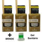 3 Aromatizador Ambiente Difusor Vareta Senalândia Aromas 280ml Cheirinho Top Perfume Casa - Envio Já