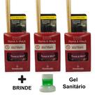 3 Aromatizante Ambiente Romã Maçã Difusor Vareta Perfume Casa 280ml Odorizador Senalândia - Envio Já