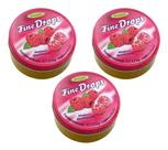 3 balas fine drops sabor framboesa tipo sweet originals 175g