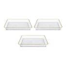 3 Bandeja Quadrada Acrílico Decorativa Sala Café Organizador Cozinha Escritório Fruteira Mesa Jantar 3 Bandeja Quadrada Acrílico Decorativa Sala Café Organizador Cozinha Escritório Fruteira Mesa Jantar