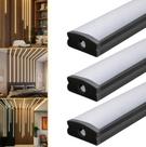 3 Barras Perfil De Led Sobrepor 17mm Com Difusor 3m