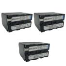 3 baterias NpF970 7200 mAh Para Iluminadores De Led F970/960 nao serve para filmadora