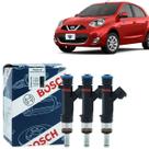 3 bicos injetores march versa 1.0 16v 2015 a 2023 0280158358