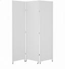 3 Biombo Pintado Sanfonado Com Rodinhas E Dobradiças Painel Mdf Folha Divisor Divisória Separador De Ambiente Branco Ou Preto Vários Modelos