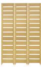 3 Biombo Slim Reto Com Pés Folha Painel Mdf Cru Divisor Divisória Separador De Ambiente Vários Modelos