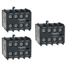3 Bloco Auxiliar Frontal 2na2nf 127 220v Schneider 690v