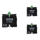 3 Bloco de Contato Auxiliar Steck SLPL42 660V 1NA Frontal 3 Bloco de Contato Auxiliar Steck SLPL42 660V 1NA Frontal