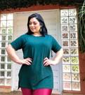 3 Blusas Plus Size Super Elegante Tecido Liso Vest Legging