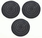 3 Boinas Jeans Costurado 200mm X 20mm - Polimento De Metais