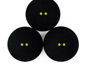 3 Bolas De Squash 2 Pontos Amarelo Qualidade Profissional