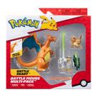 3 Bonecos Charizard, Eevee e Sirfetch'd - Pokémon