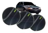 3 Botão de Ar Ventilador Painel Gol Parati Saveiro Bola G2