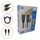 3 Cabo HDMI Premium Gold High Speed Ethernet 2m Certificado