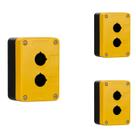 3 Caixa Para Botoeira Steck 2 Furos SQ2K 2X22,5mm IP65