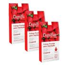 3 Caixas C/20 Folhas de Cera Depilatória Corporal Morango - Depilflax 3 Caixas C/20 Folhas de Cera Depilatória Corporal Morango - Depilflax