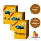 3 Caixas Clips Aço Galvanizado - Bacchi 4/0