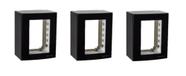 3 Caixas de Sobrepor 75x95 3 Postos Sistema X Ebony Margirius 21212 3 Caixas de Sobrepor 75x95 3 Postos Sistema X Ebony Margirius 21212