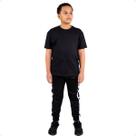 3 Calça Jogger Helanca Criança Estilosa Uniforme Escolar 024