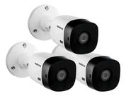 3 Câmeras Vhl 1120 B Intelbras Visão Noturna 20m 720p Cor Branco