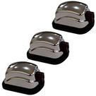 3 canoas simples para bumbo modelo concept - cromada pac120cr