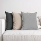 3 Capas Almofadas Veludo Sala Sofa Quarto 45x45 Tons de Azul e Verde Cor:Cinza/Creme/Cinza Escuro 3 Capas Almofadas Veludo Sala Sofa Quarto 45x45 Tons de Azul e Verde Cor:Cinza/Creme/Cinza Escuro