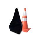 3 Capas Para Cone De Sinalização 75 Cm Transparente Com Cordão