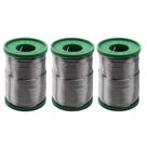 3 Carretel Estanho P/ Solda 40x60 Com Fluxo 1mm 250g Cobix