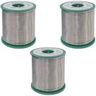 3 Carretel Estanho P/ Solda 40x60 Fluxo Ra 1mm 500g Cobix