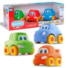 3 Carrinhos Brinquedo Carro Vinil Apertar Infantil Macio 3 Carrinhos Brinquedo Carro Vinil Apertar Infantil Macio