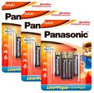 3 Cartela Pilha Panasonic Alcalina AAa Mn2400b4 6 Pilhas