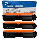 3 Cartucho de Toner CF217A 17a Compatível para impressora Laserjet M102A M102W M130 M130FN M130FW Preto